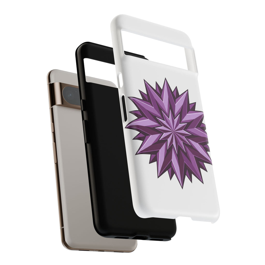 Purple Geometric Star Phone Case