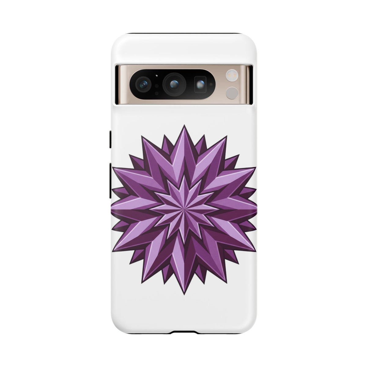Purple Geometric Star Phone Case