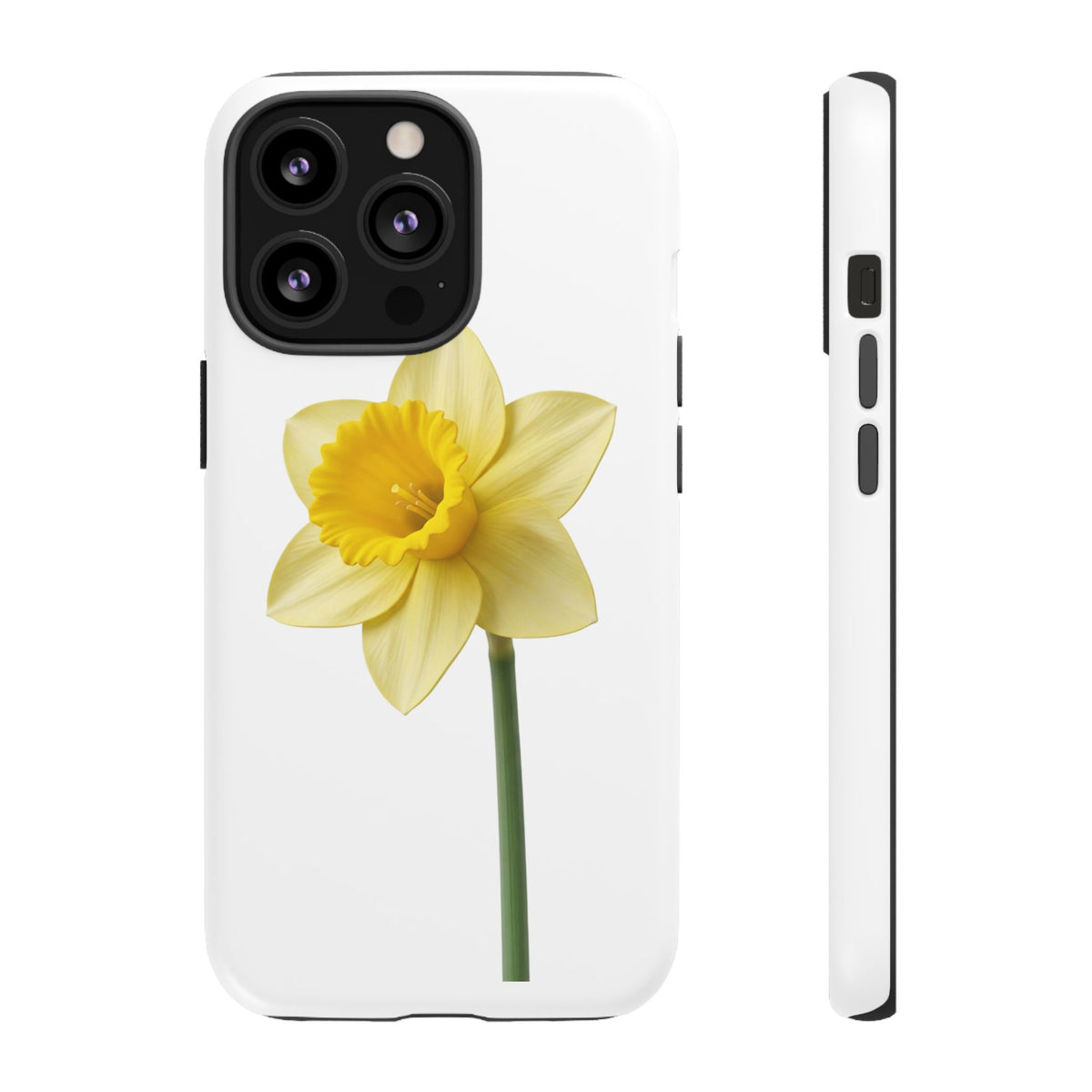 Daffodil Blossom Tough Phone Case — Yellow Spring Floral iPhone Cover