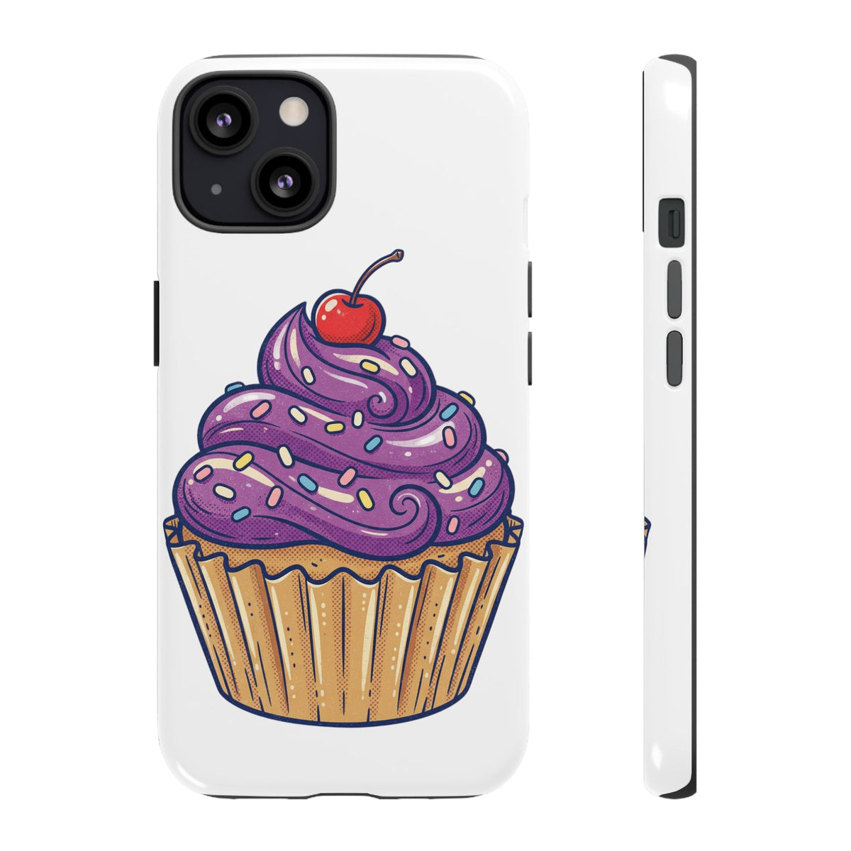 Purple Cupcake Tough Phone Cases