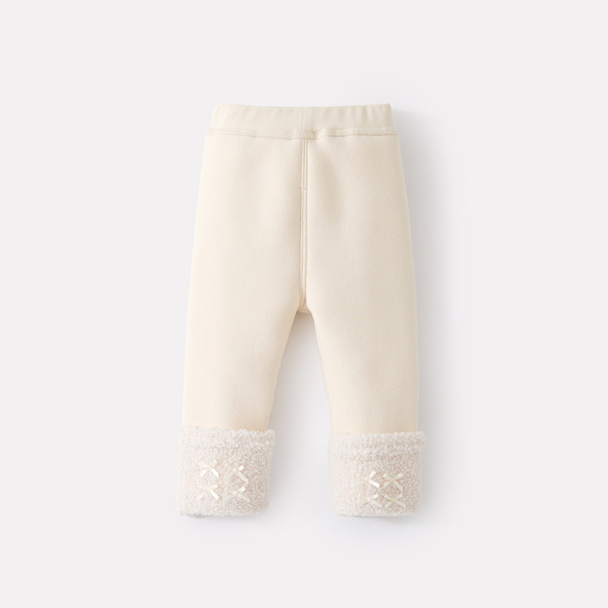 Embroidered Fleece-Lined Mid-Length Hoodie Set for Toddler Girls