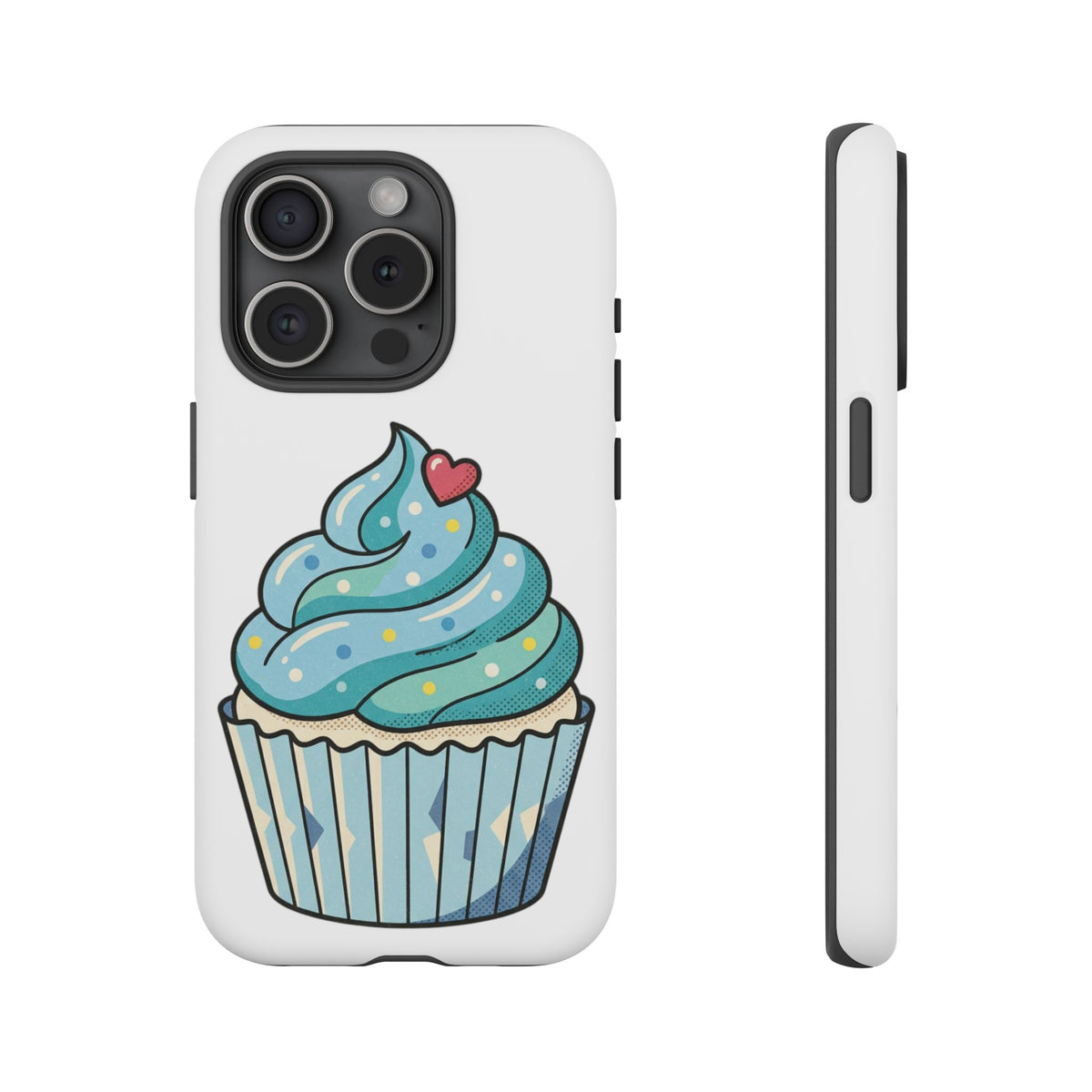 Blue Cupcake Tough Phone Cases
