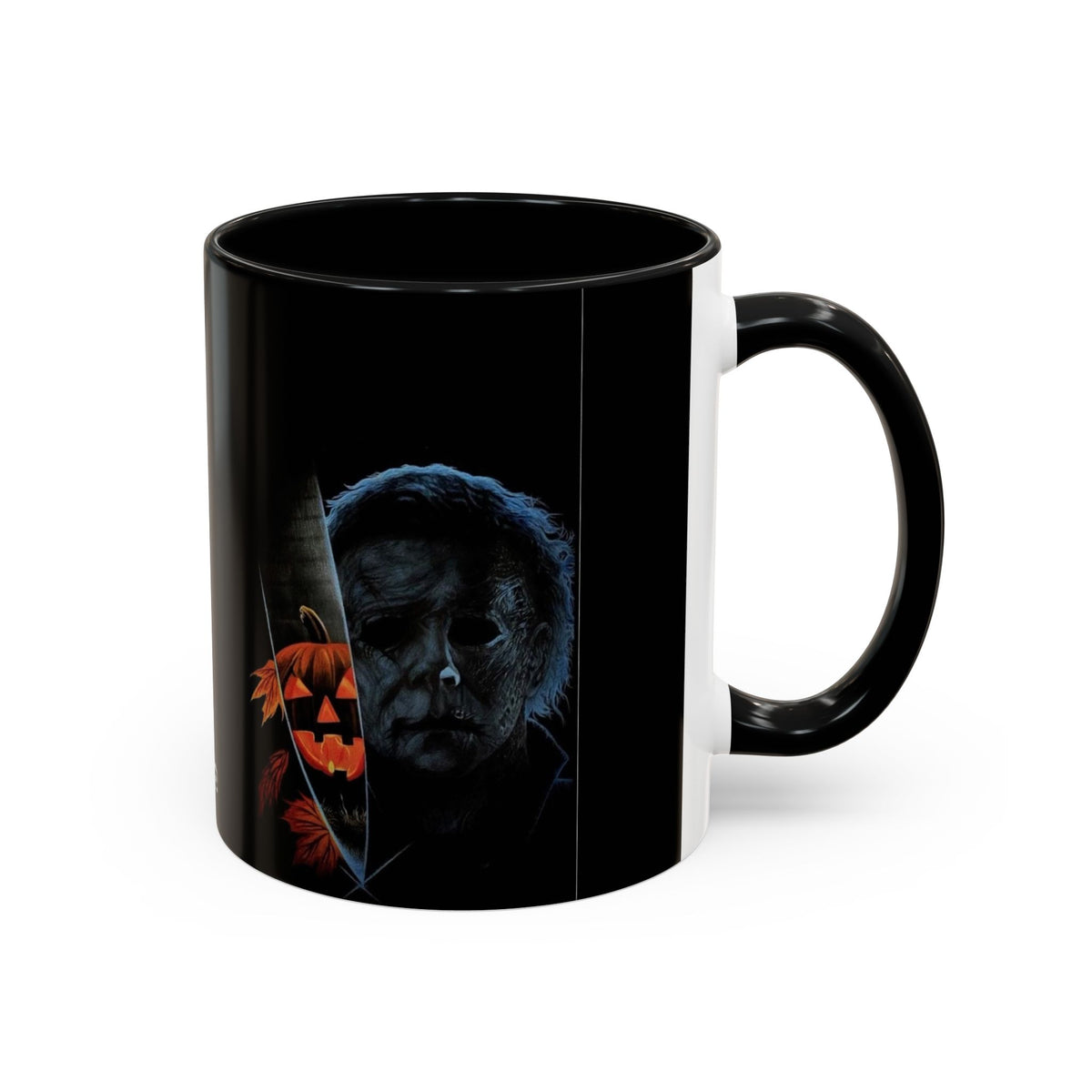 Michael Myers Halloween Coffee Mug — Horror Pumpkin Accent Mug (11/15oz)