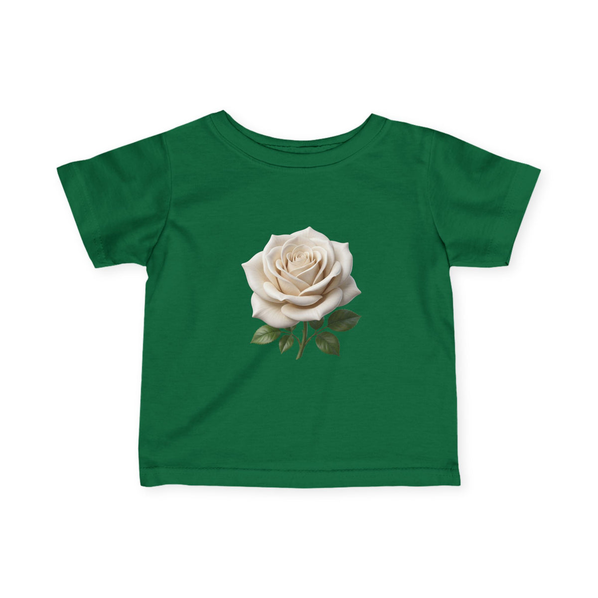 Infant Tee — Vintage Cream Rose Floral Baby Shirt