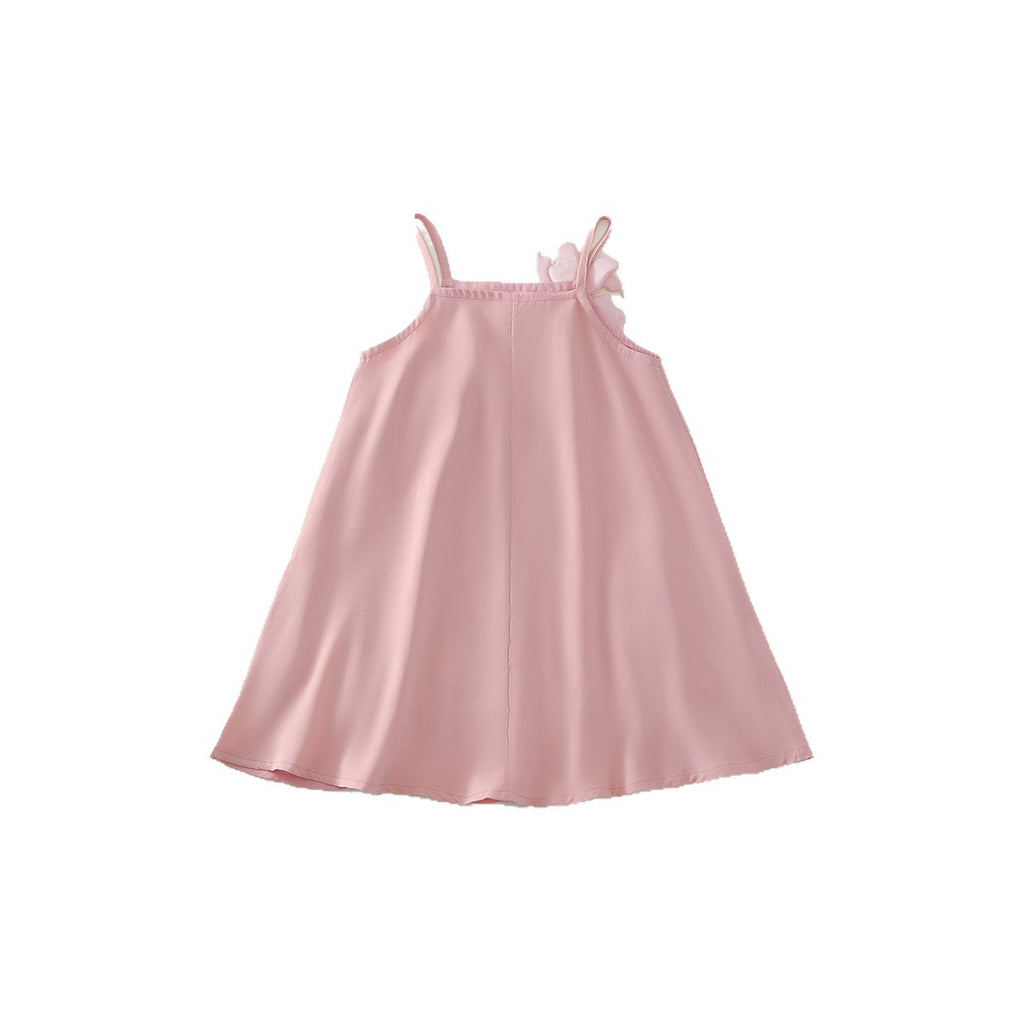 Floral Strap Dress for Girls, Sweet Princess Dress