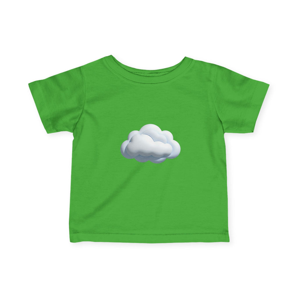 Baby Tee with Soft Cloud Graphic — Infant Cloud Print Shirt