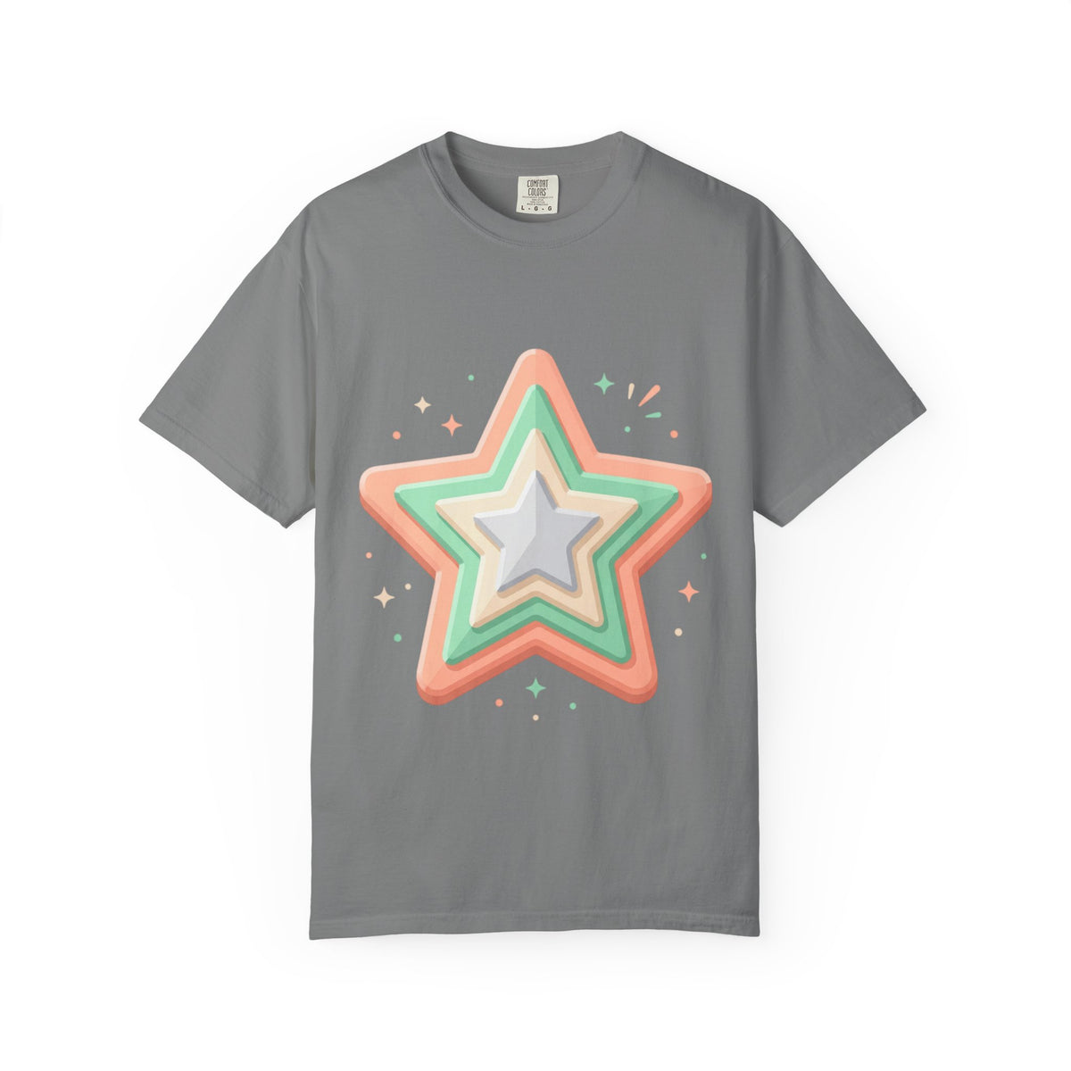 Star Design Unisex Garment-Dyed T-shirt