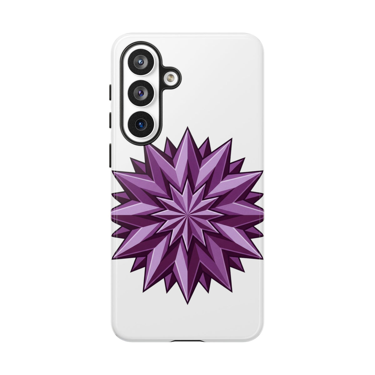Purple Geometric Star Phone Case