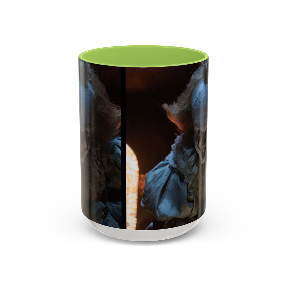 Creepy Pennywise Horror Coffee Mug — Scary Clown Accent Mug (11/15oz)