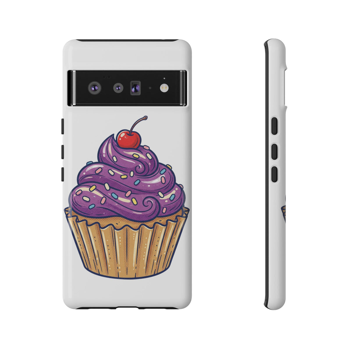 Purple Cupcake Tough Phone Cases