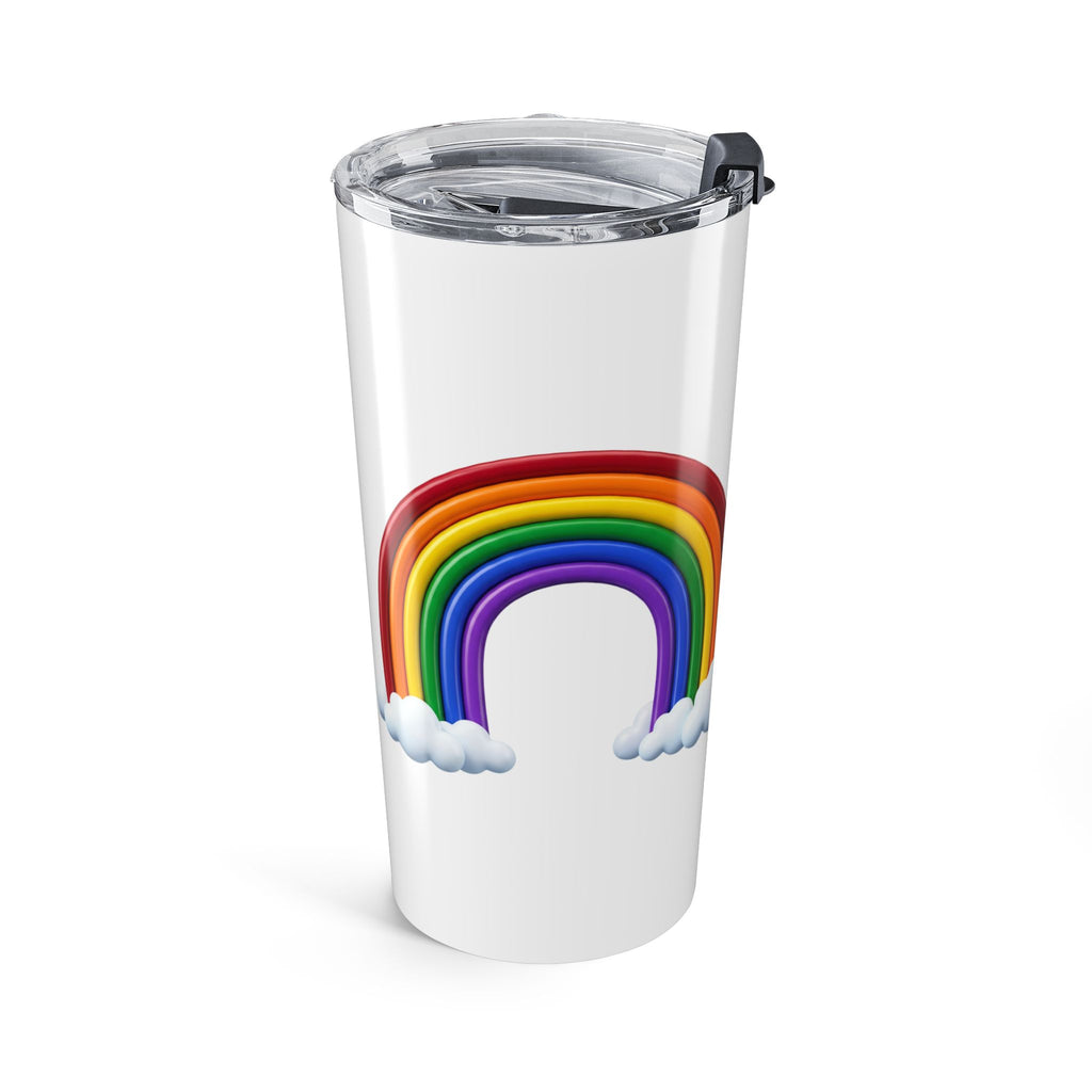 Rainbow Cloud Tumbler 20oz - Insulated Stainless Steel Travel Cup