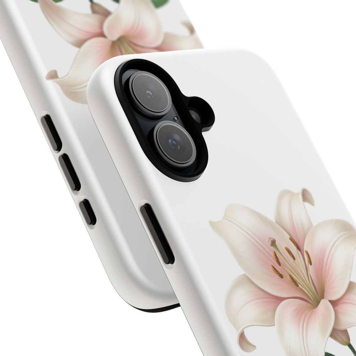 Floral Lily Phone Case — Pink Lily Tough Protective Cover