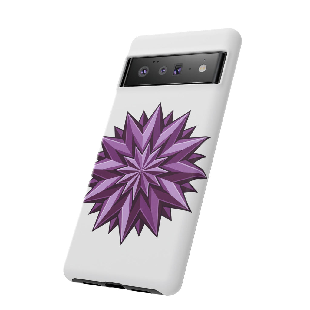 Purple Geometric Star Phone Case
