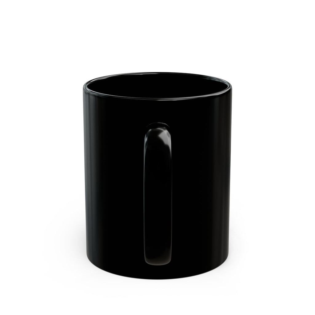 Blue Frosting Cupcake Black Mug (11oz, 15oz)