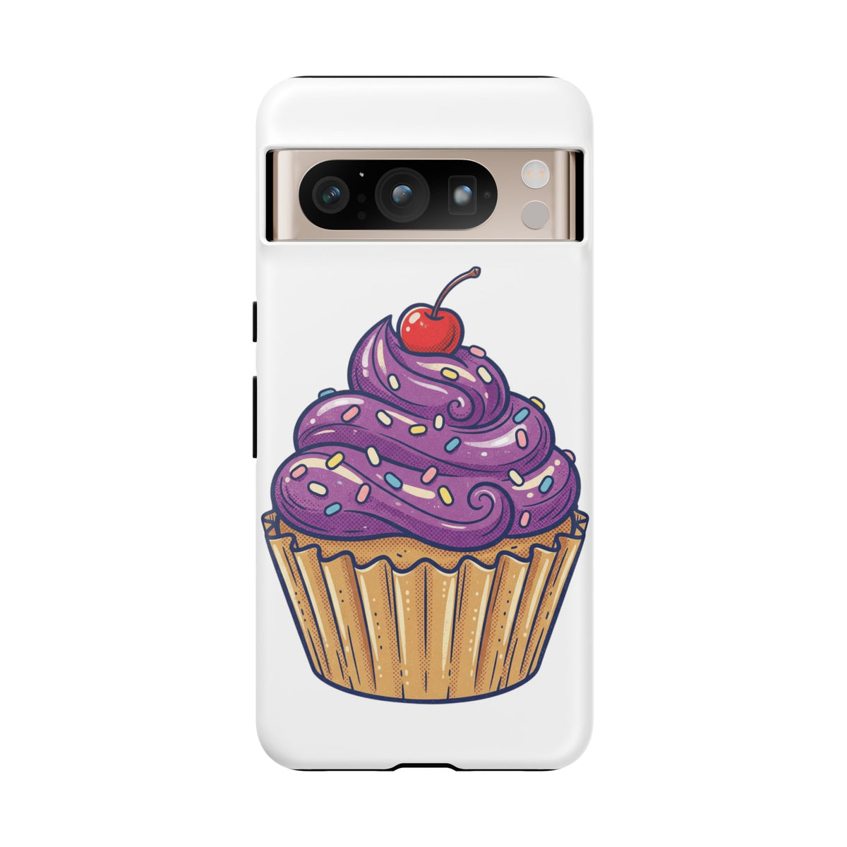 Purple Cupcake Tough Phone Cases