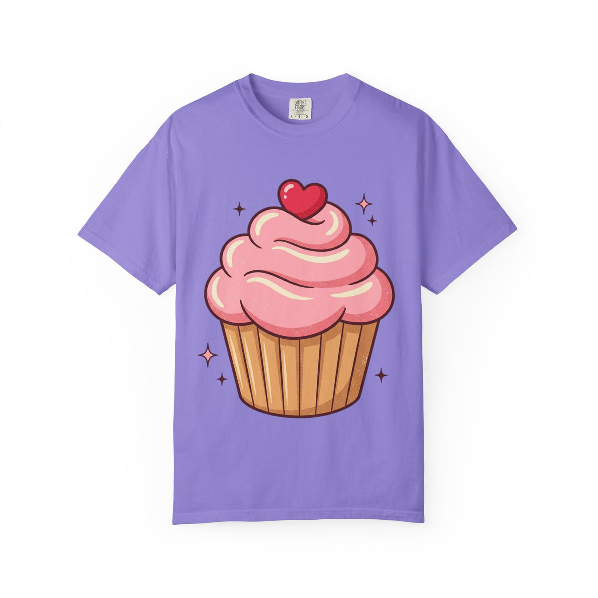 Pink Cupcake Unisex Garment-Dyed T-shirt