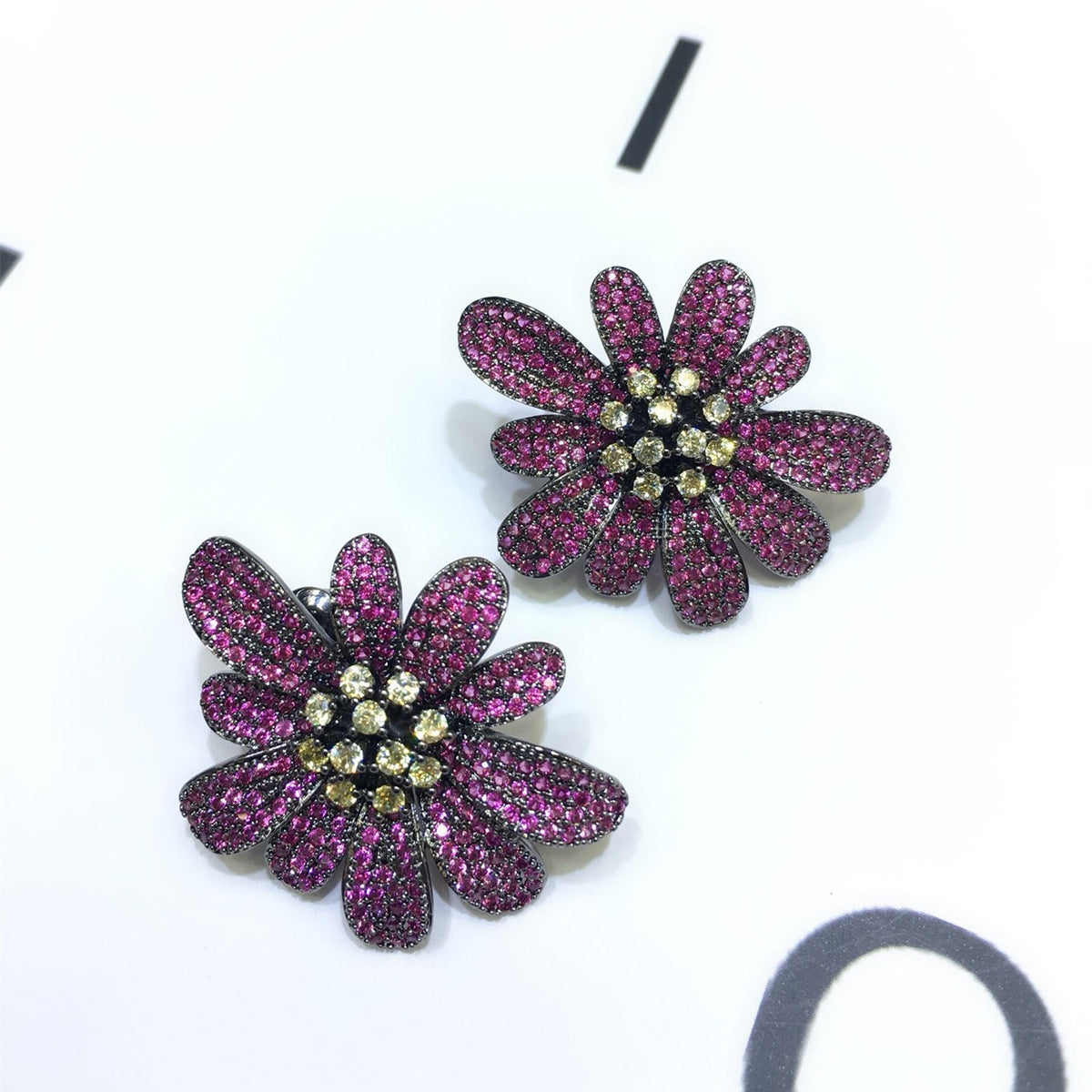 Colorful Flower Earrings Fashion Earrings