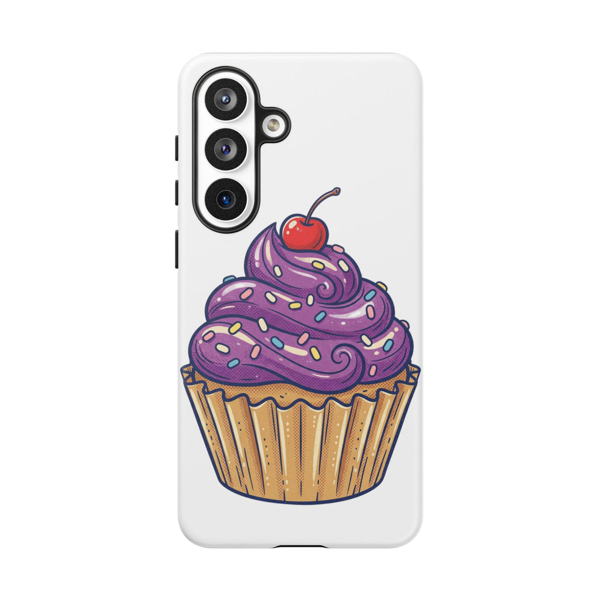 Purple Cupcake Tough Phone Cases