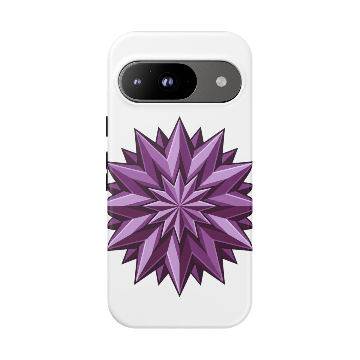 Purple Geometric Star Phone Case