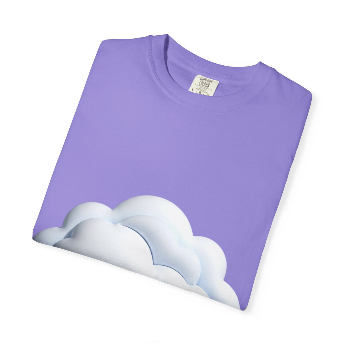 Cloud Graphic T-Shirt — Soft Dreamy Cloud Design