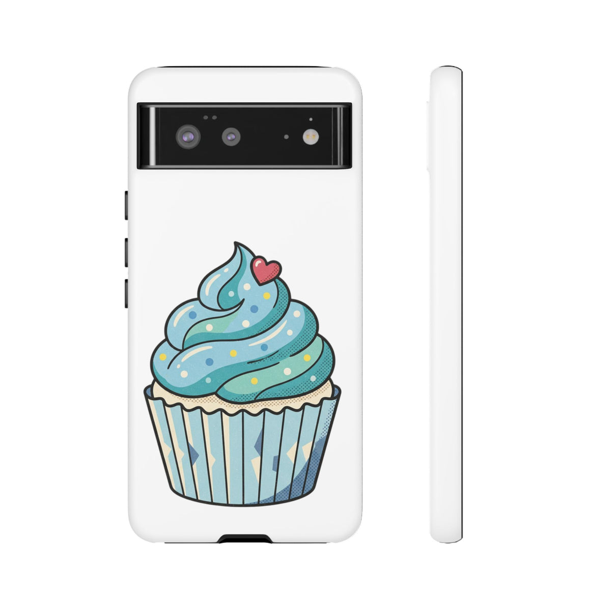 Blue Cupcake Tough Phone Cases