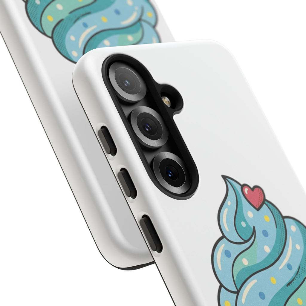 Blue Cupcake Tough Phone Cases