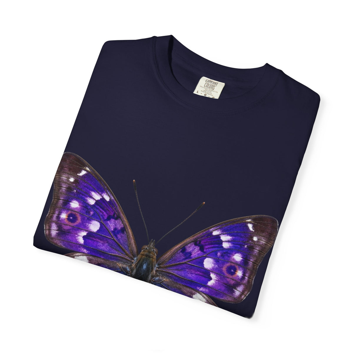 Purple Butterfly T-Shirt — Vibrant Vintage Moth Graphic Tee