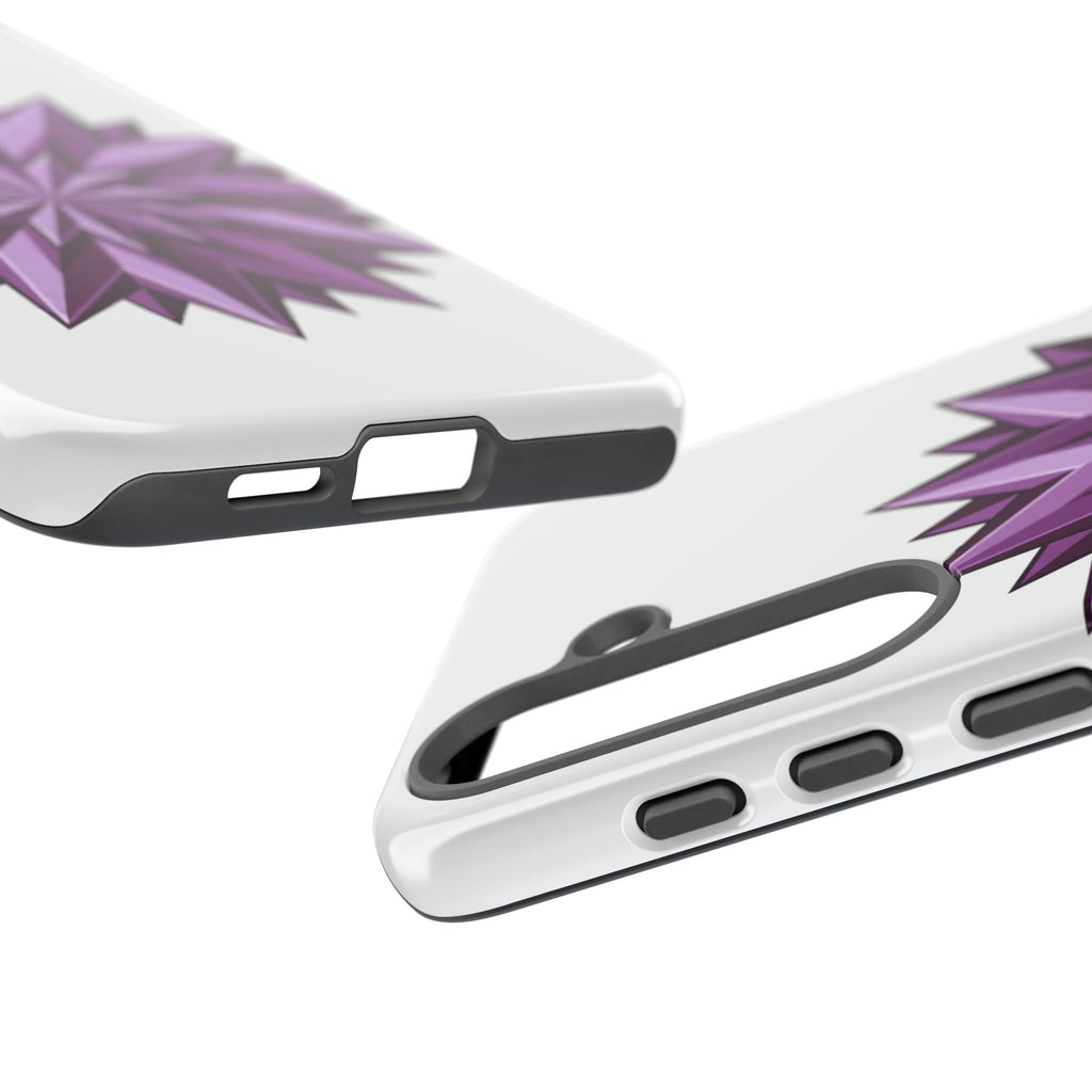 Purple Geometric Star Phone Case