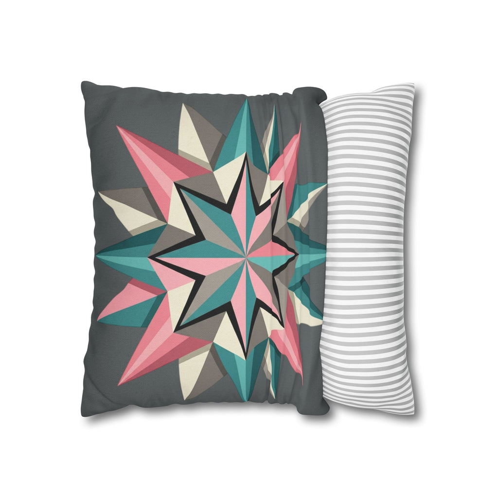 Geometric Starburst Decorative Pillowcase