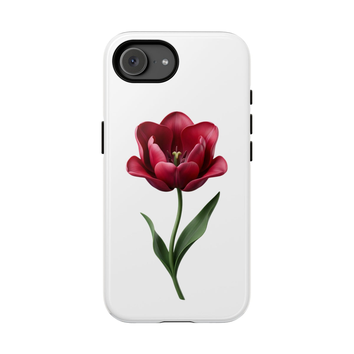 Tulip Floral Tough Phone Case – Protective Blossom iPhone Cover