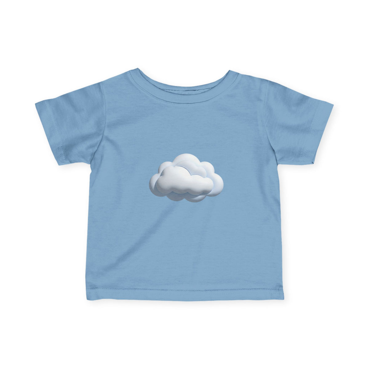 Baby Tee with Soft Cloud Graphic — Infant Cloud Print Shirt