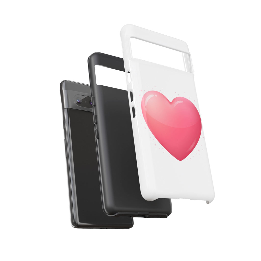 Heart Emoji Tough Case — Cute Pink Heart Phone Case for iPhone & Android