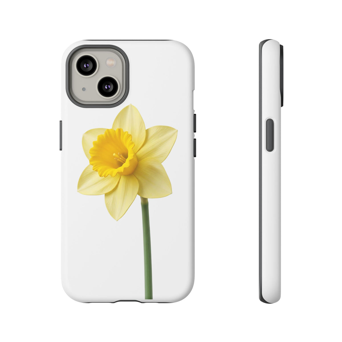 Daffodil Blossom Tough Phone Case — Yellow Spring Floral iPhone Cover