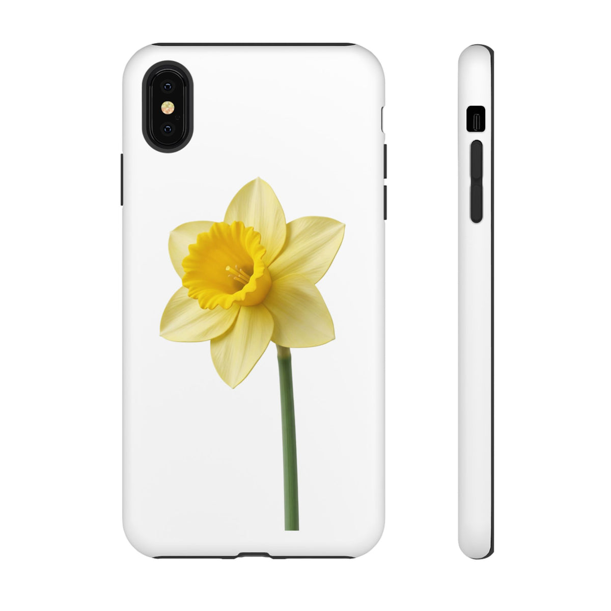 Daffodil Blossom Tough Phone Case — Yellow Spring Floral iPhone Cover