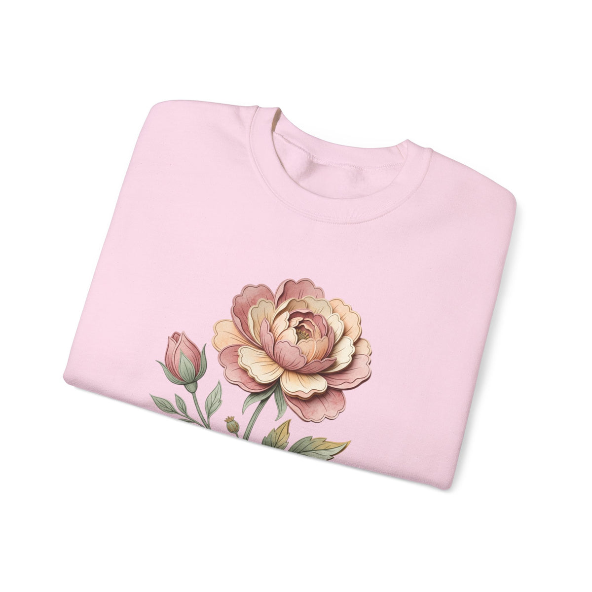 Floral Rose Crewneck Sweatshirt