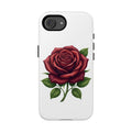 Rose Phone Case — Vintage Red Rose Floral Protective Cover