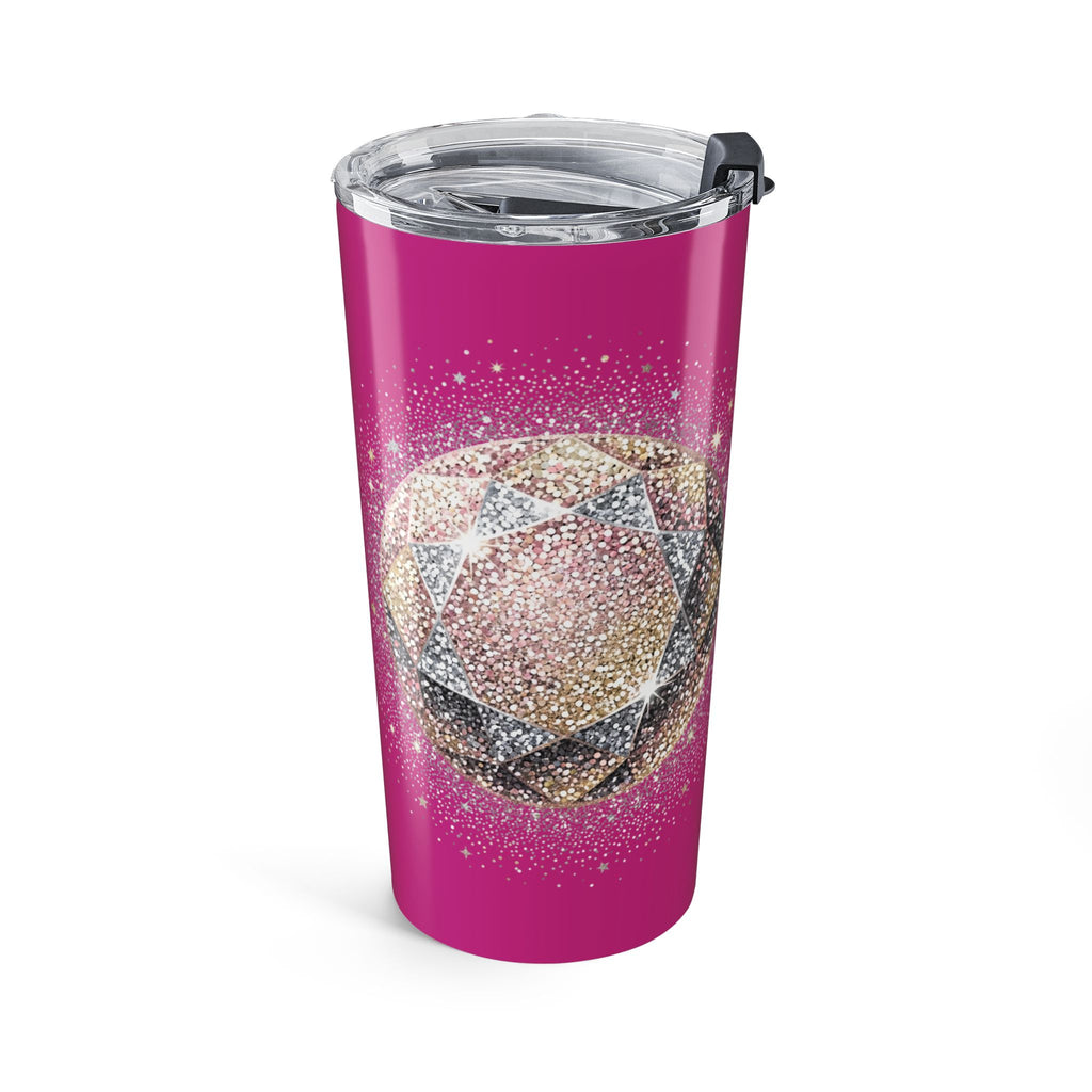 Glittery Magenta Tumbler 20oz