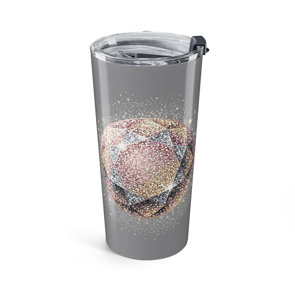 Glittery Grey Tumbler 20oz