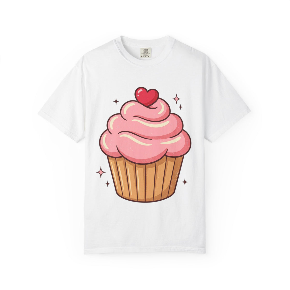Pink Cupcake Unisex Garment-Dyed T-shirt
