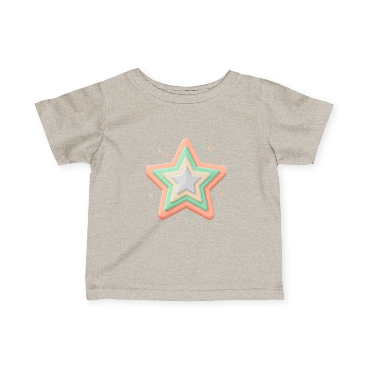 Star Design Infant Fine Jersey Tee