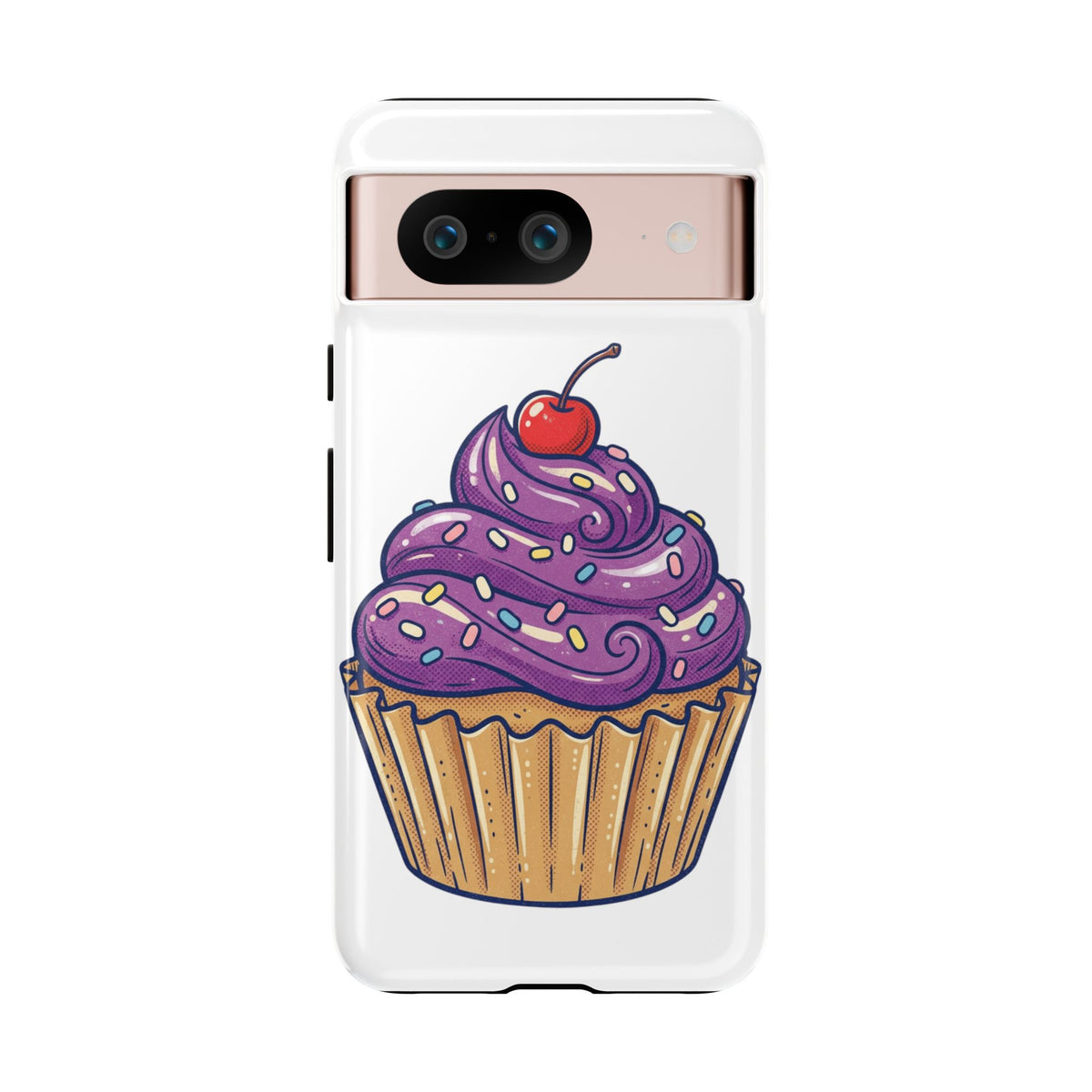 Purple Cupcake Tough Phone Cases