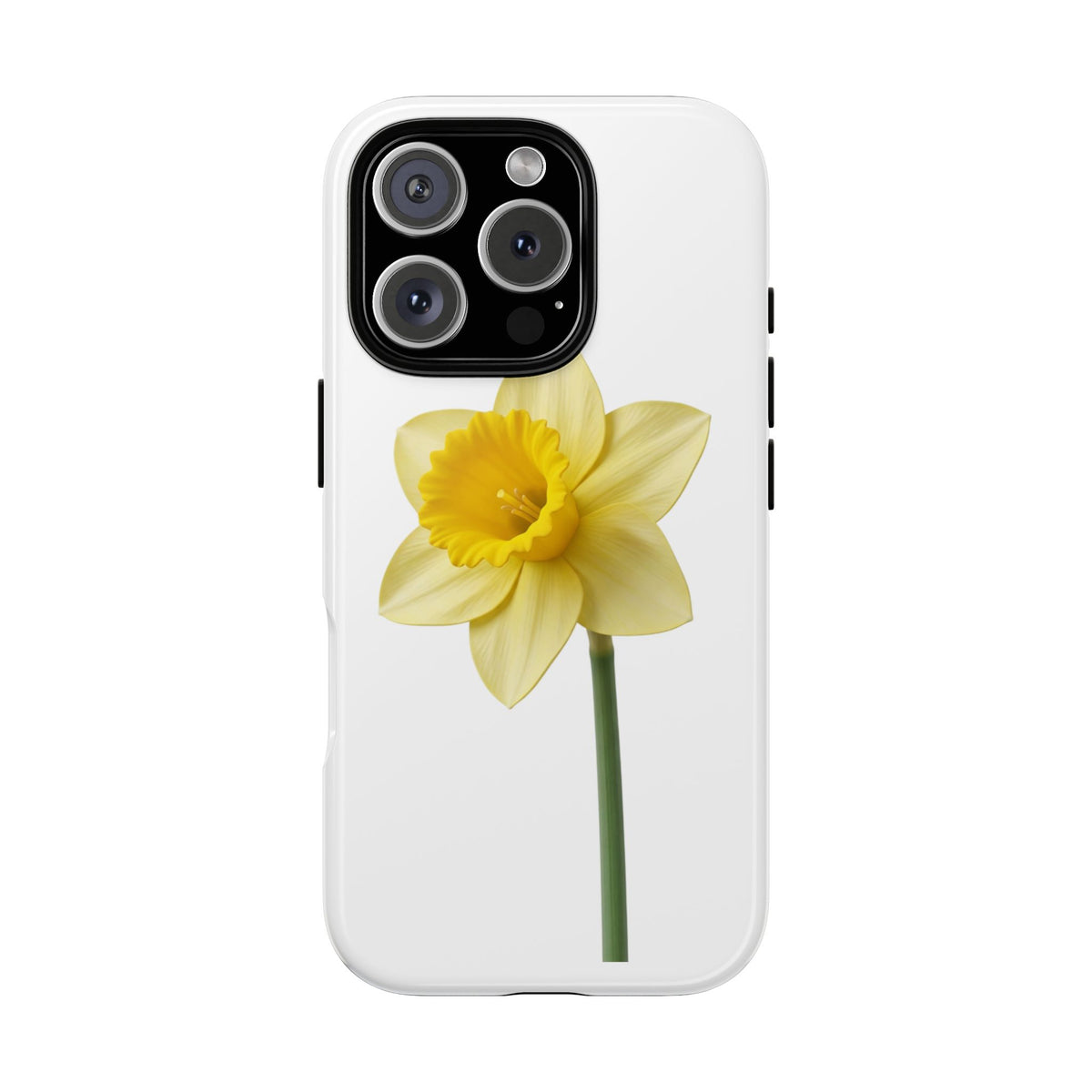 Daffodil Blossom Tough Phone Case — Yellow Spring Floral iPhone Cover