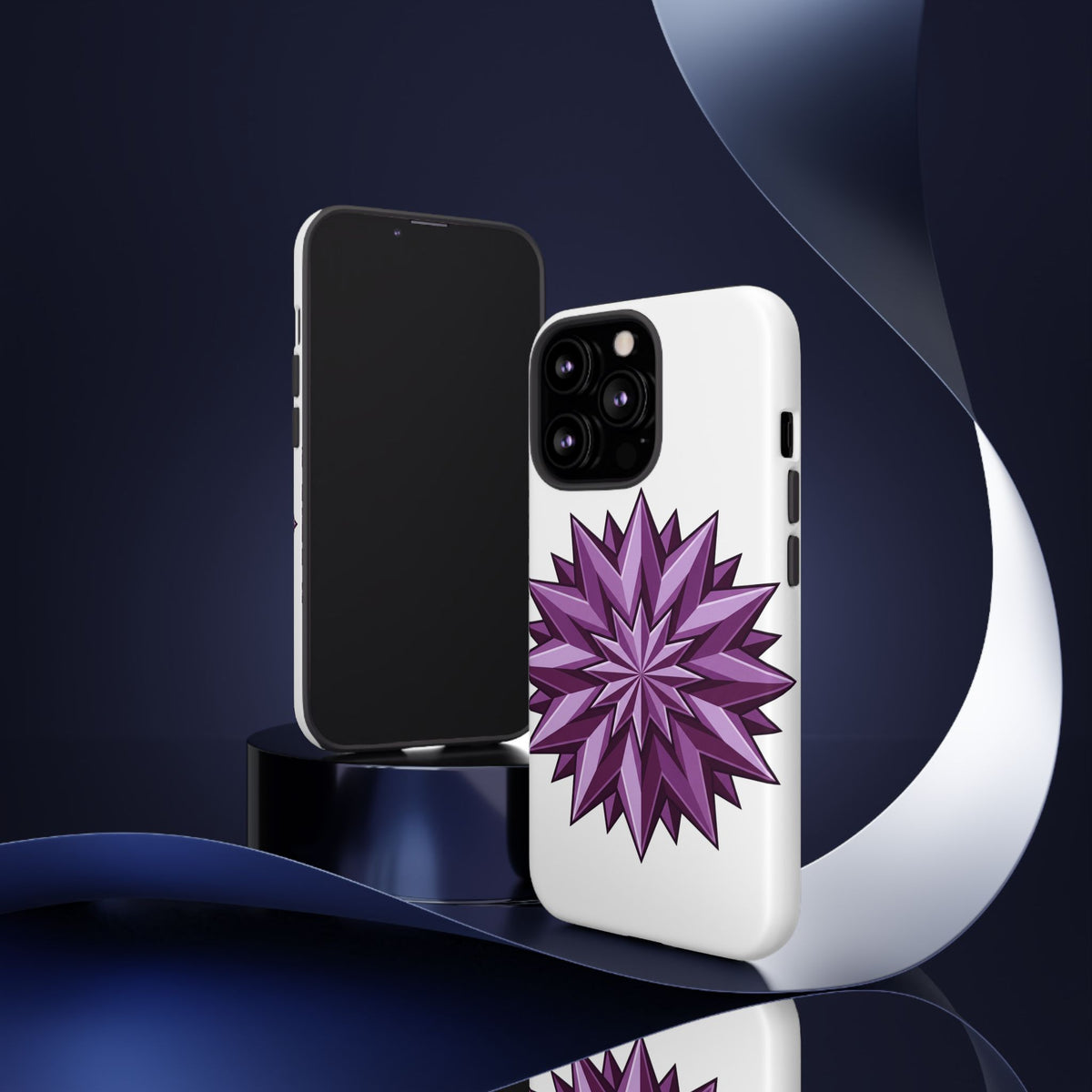 Purple Geometric Star Phone Case