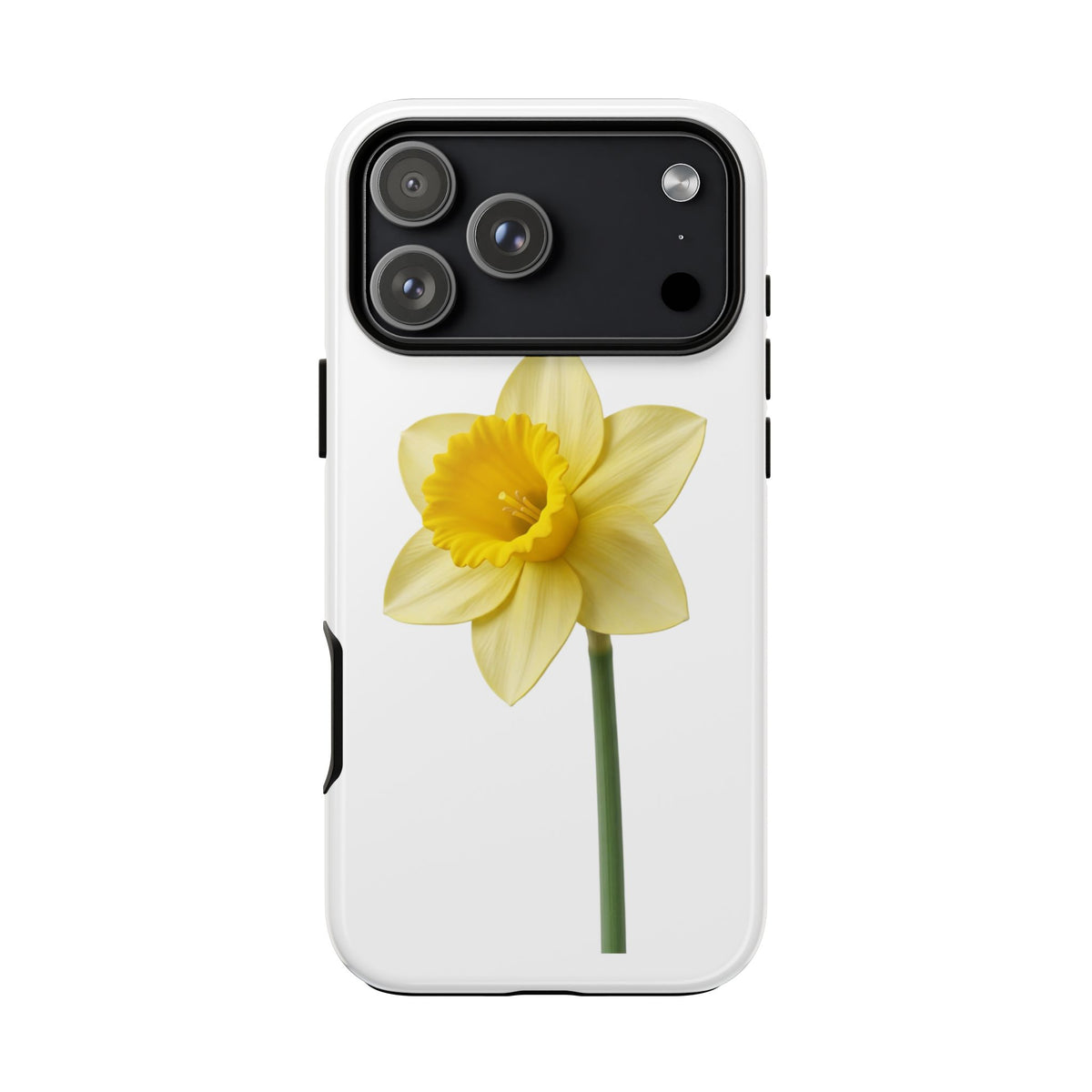 Daffodil Blossom Tough Phone Case — Yellow Spring Floral iPhone Cover