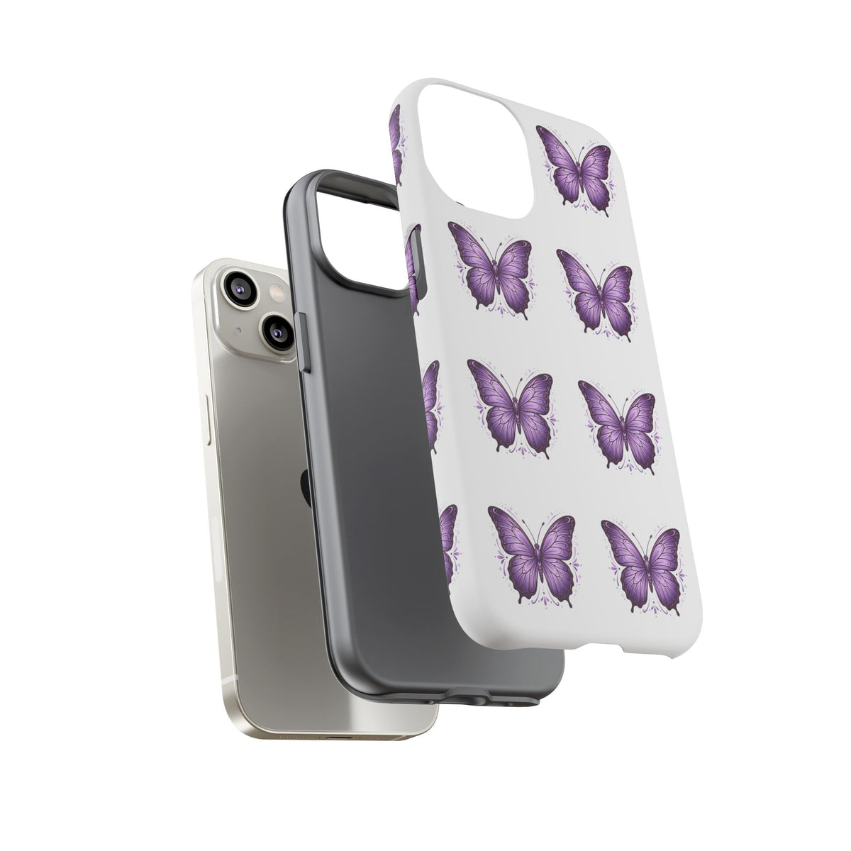 Purple Butterfly Phone Case