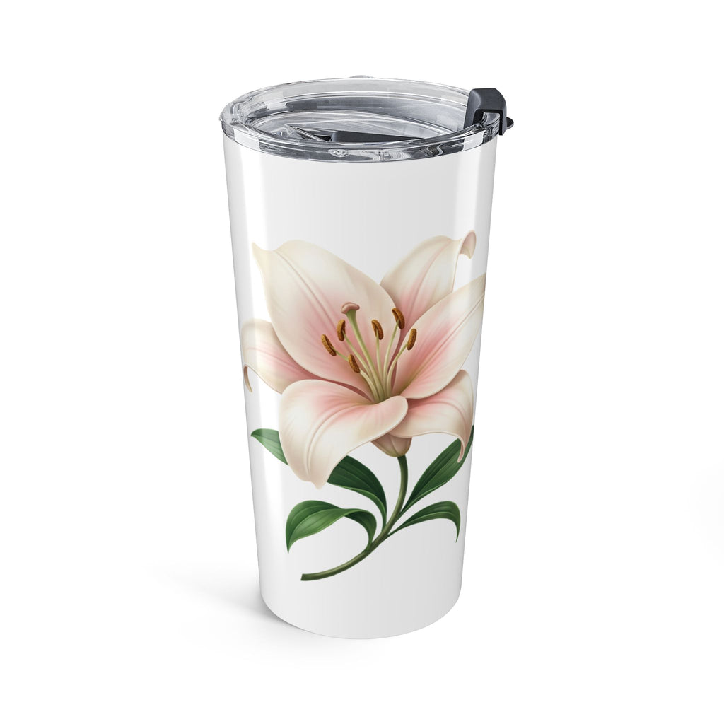 White Lily Tumbler 20oz