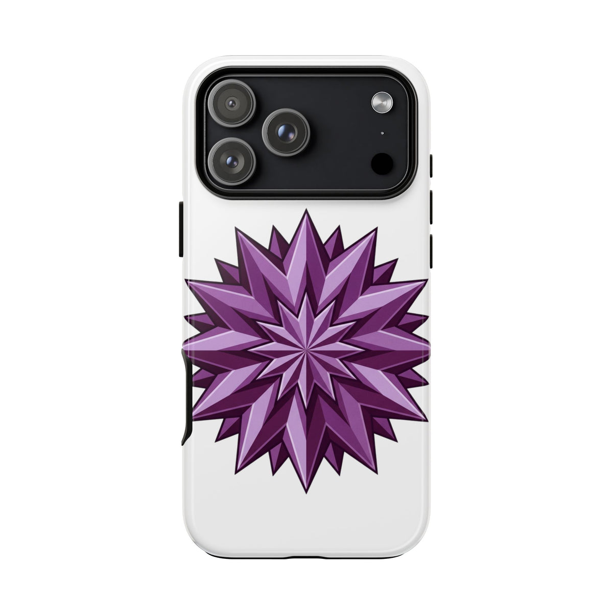 Purple Geometric Star Phone Case