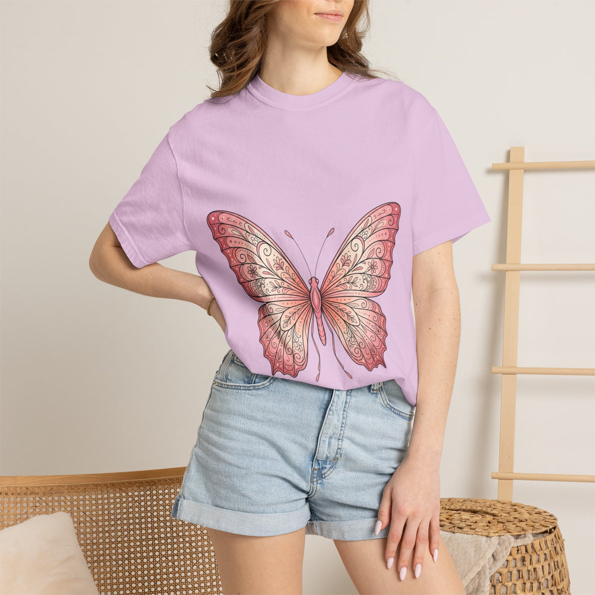 Butterfly Illustration T-Shirt