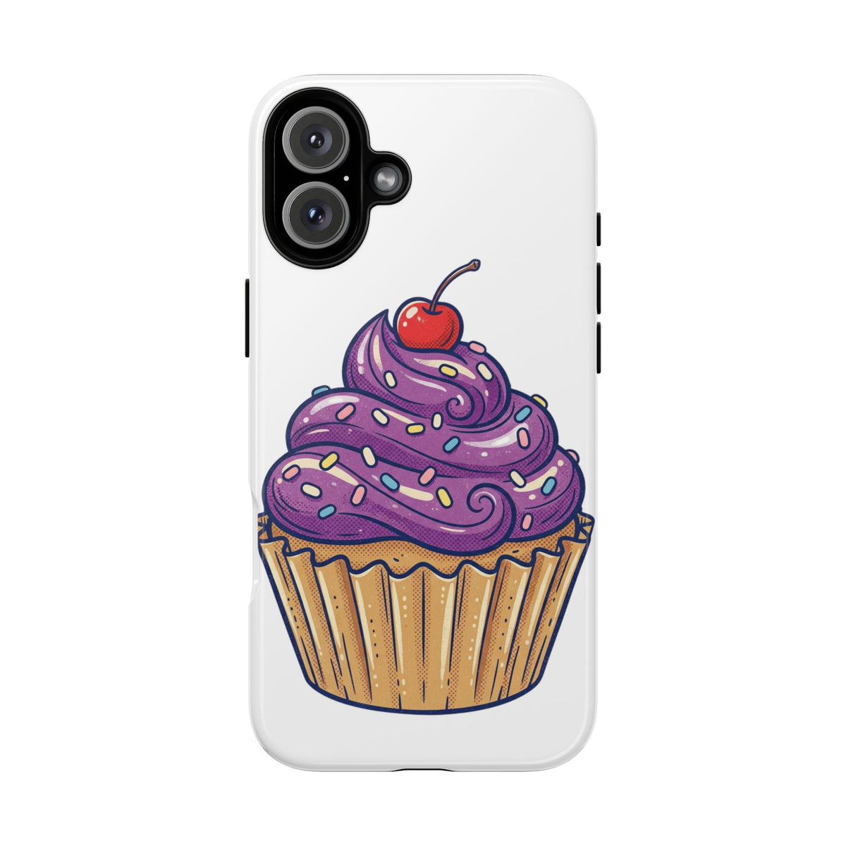 Purple Cupcake Tough Phone Cases