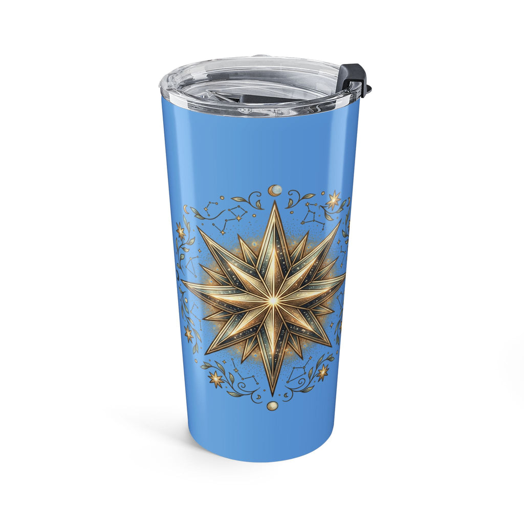 Star Print Light Blue Insulated Tumbler 20oz